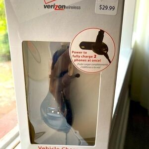 Verizon charger for use in vehicle with USB Port